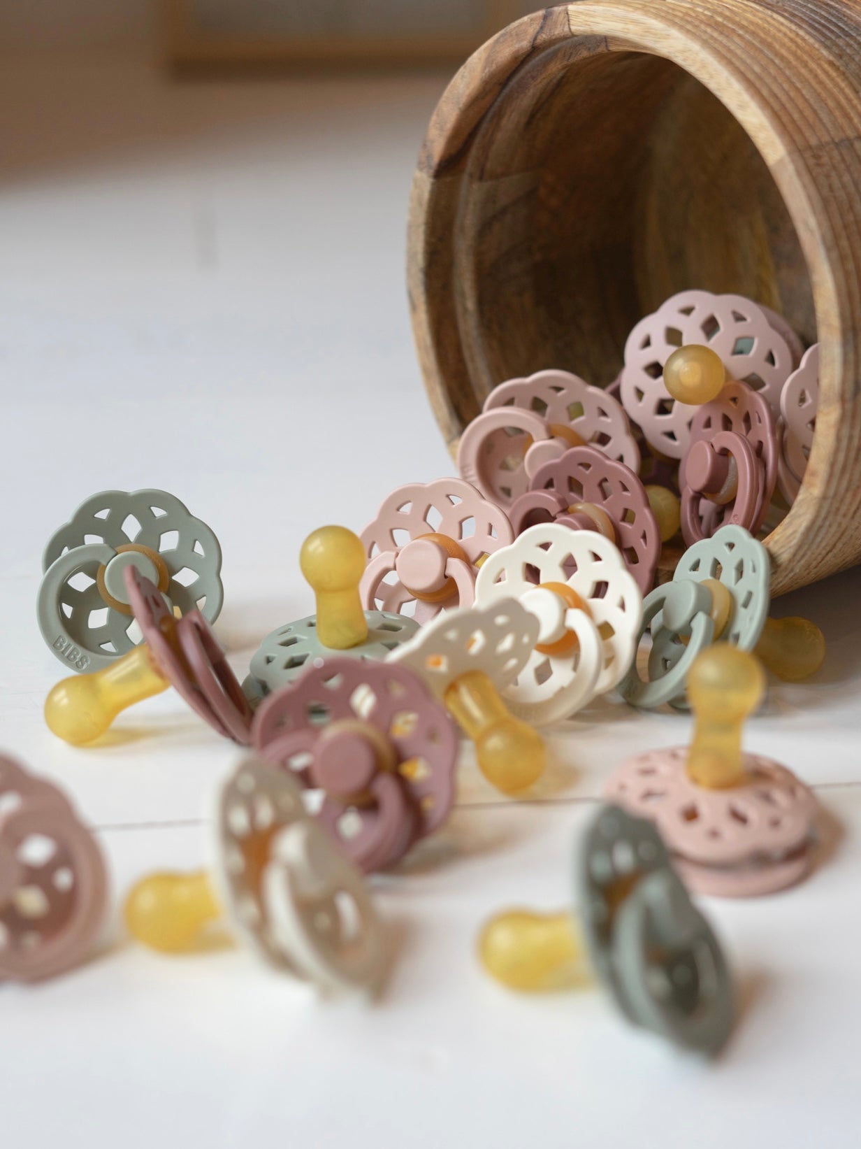 BIBS | 2 Pack fopspeen | Boheme Woodchuck/Blush