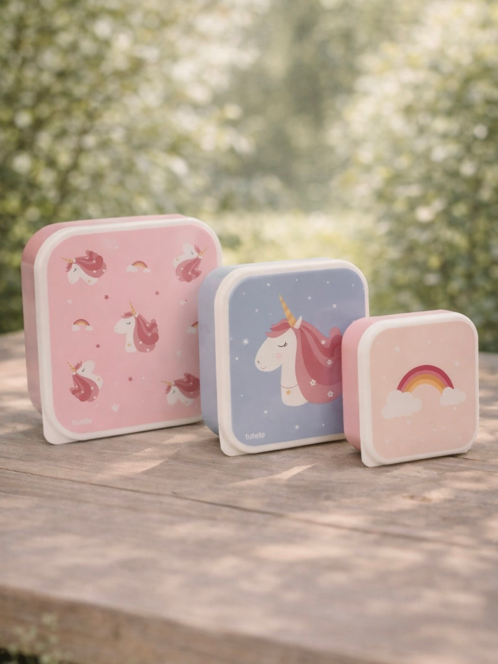 Lunchboxen set van 3 | Unicorn