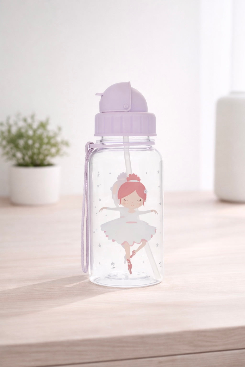 Drinkfles met rietje | Ballerina