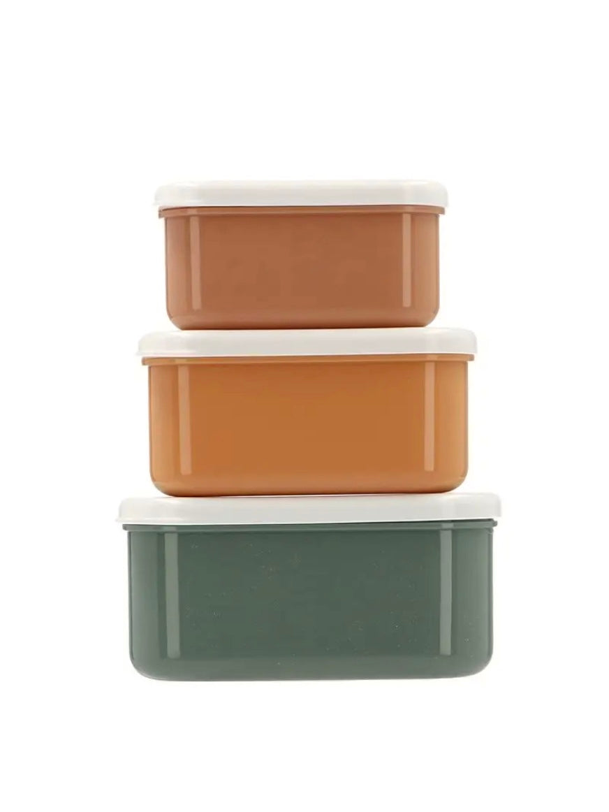 Lunchboxen set van 3 | Auto's