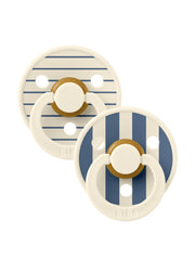 BIBS | 2 Pack fopspeen | Studio Colour Pin Ivory/Steel Blue