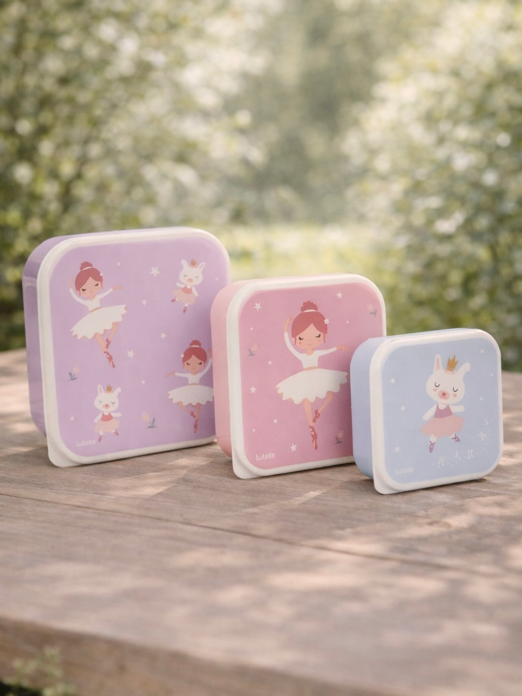Lunchboxen set van 3 | Ballerina