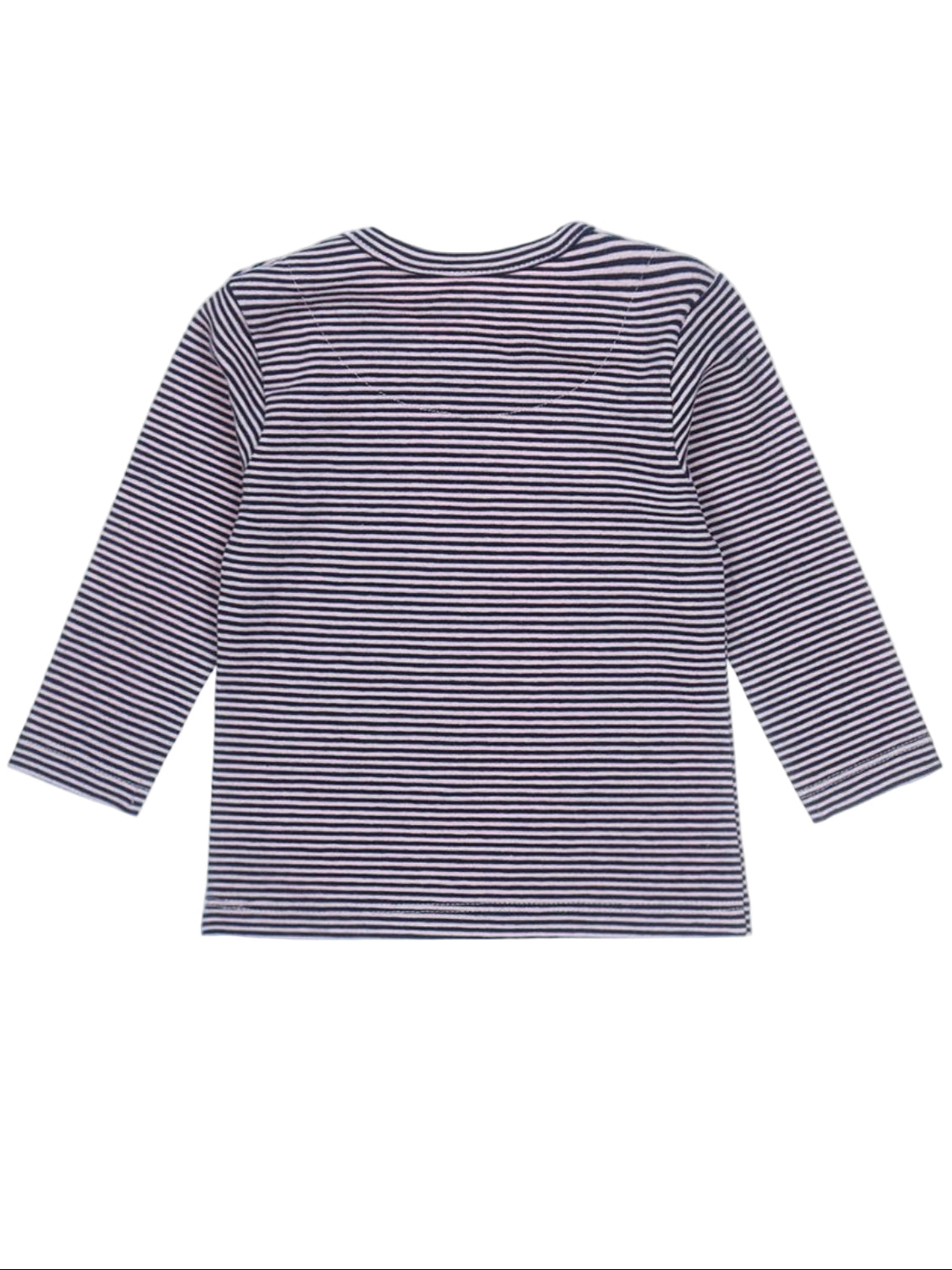 Babytrui met blauw roze strepen van het merk Dirkje
