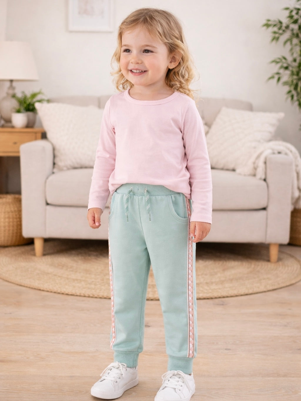 Dirkje broek aqua blauw meisje