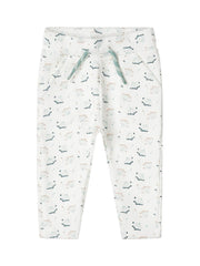 Dirkje broek white flowers kind