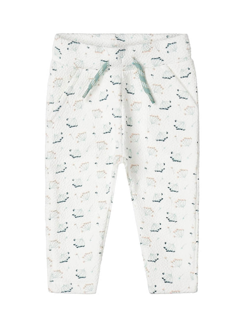 Dirkje broek white flowers kind