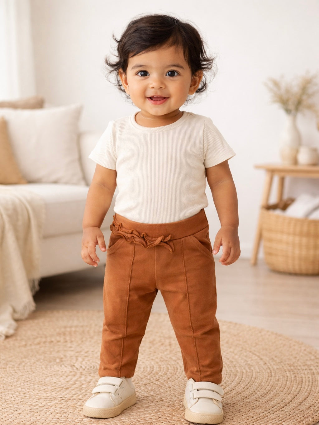 Dirkje broekje meisje camel