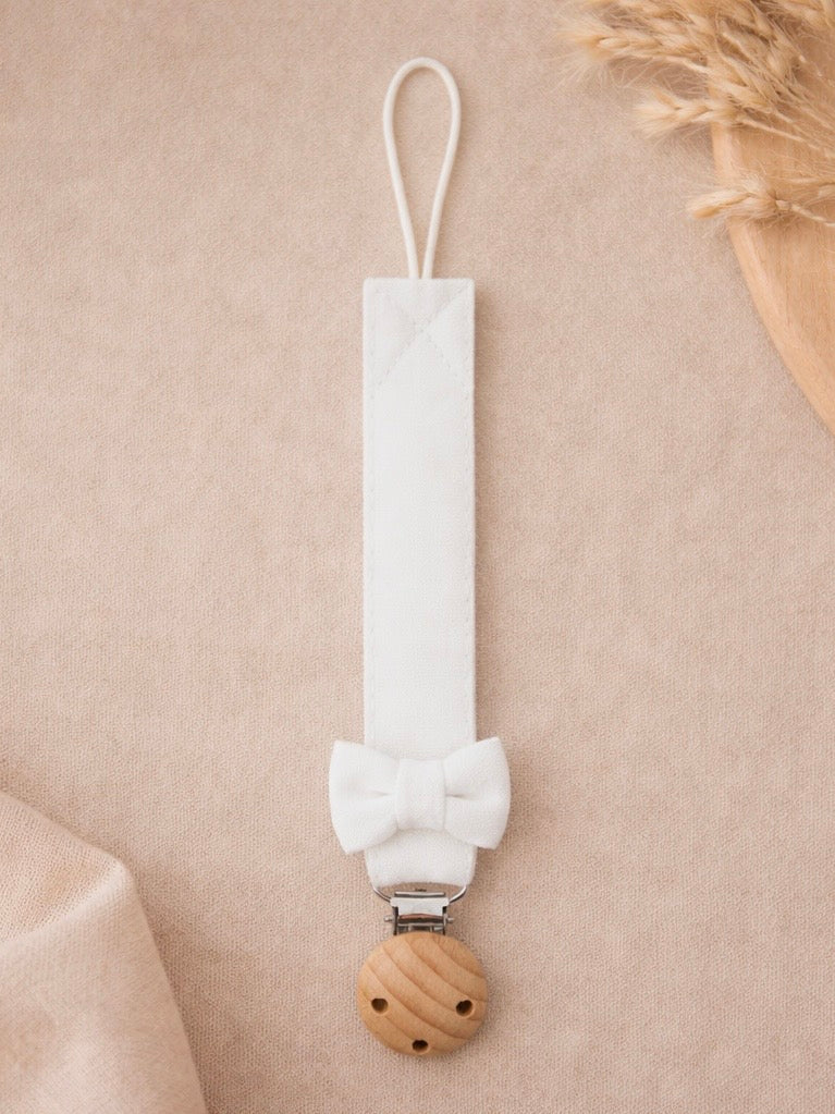 Speenkoord | Bow - Wit
