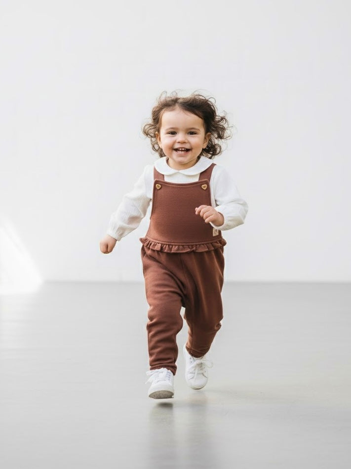 Dungaree Hearts | tuinbroekje