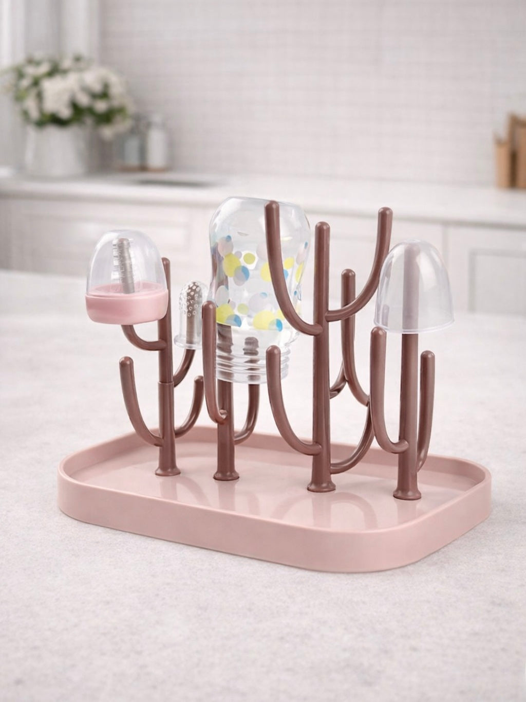 Flessendroogrek roze