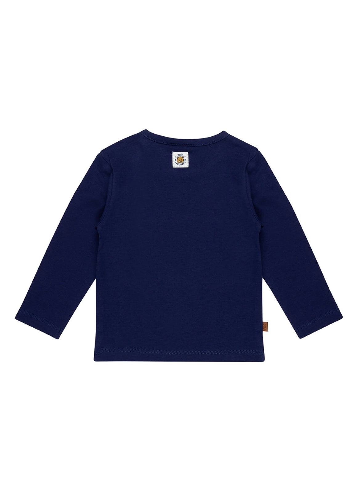 Blauwe babytrui met tekst Play All Day van Frogs and Dogs