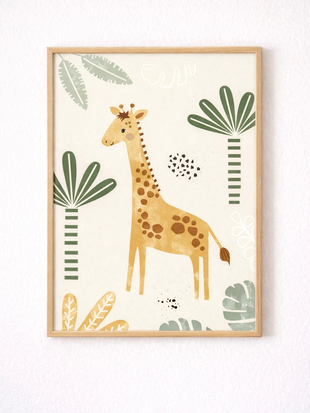 Canvas poster set van 3 | Jungle dieren