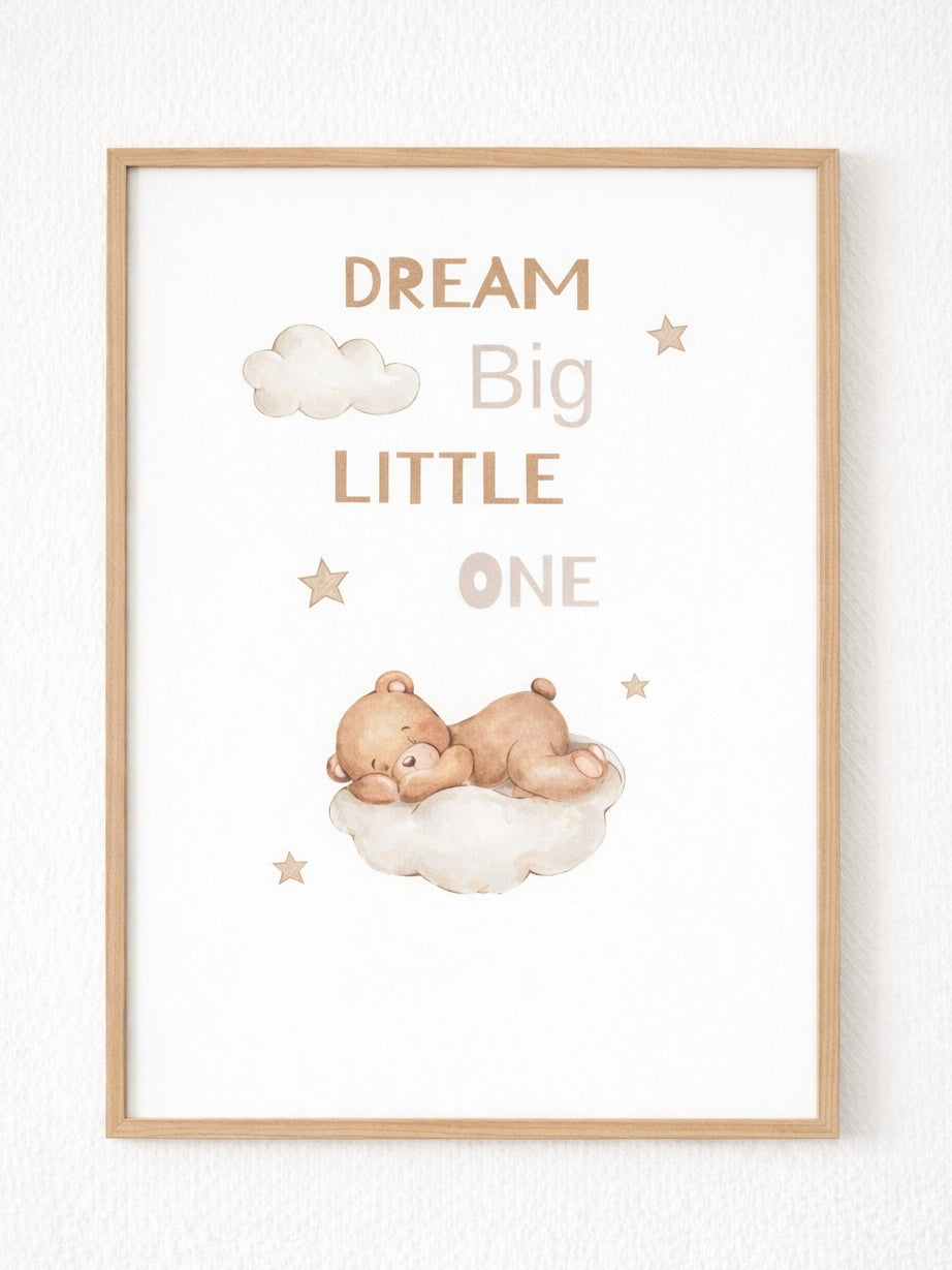 Canvas poster set van 3 | Dreaming Bears