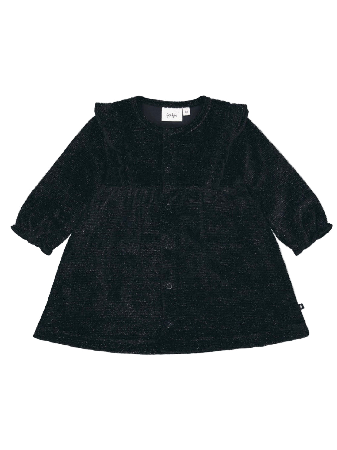 Glitter jurkje | zwart