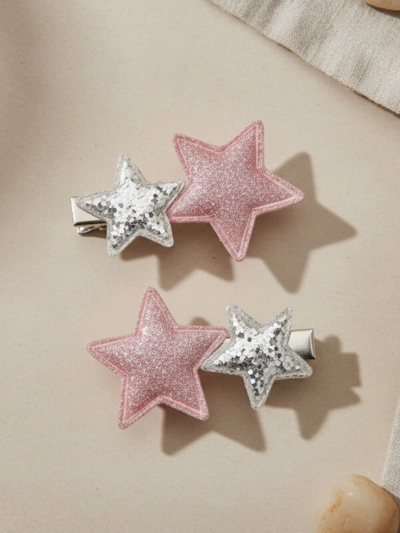Haarspeldjes van cute little rebels voor baby en kind ster glitter
