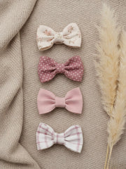 Haarspeldjes cute little rebels kind roze strikken