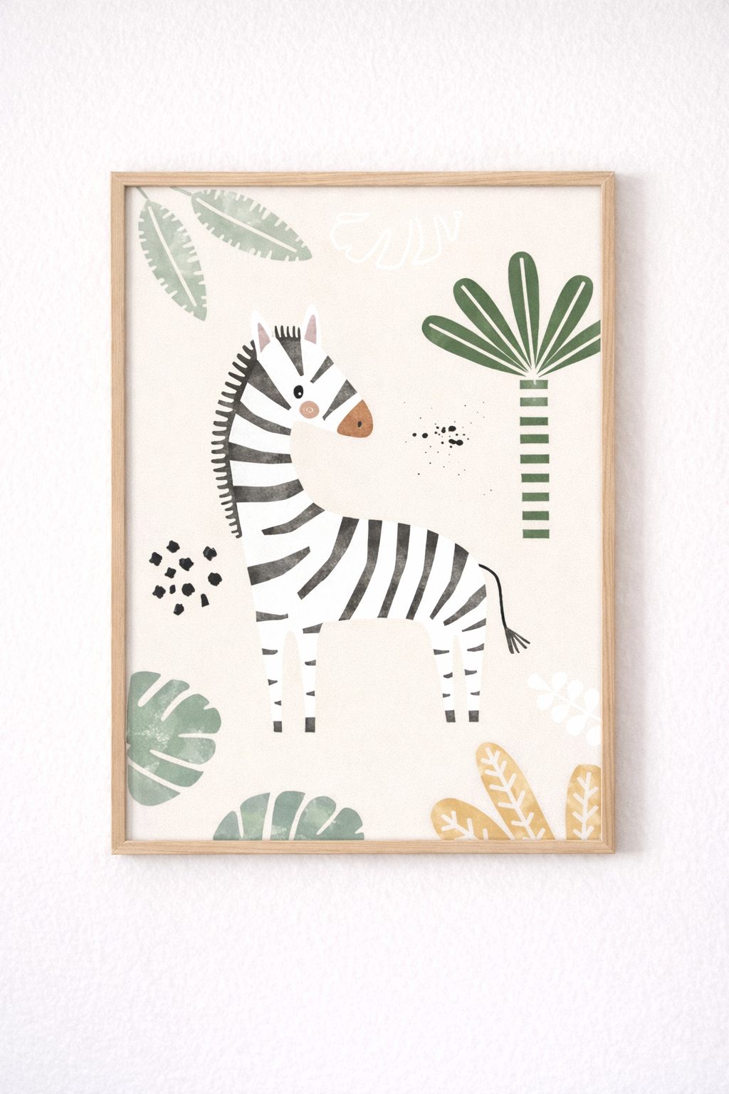 Canvas poster set van 3 | Jungle dieren