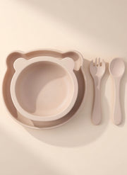 Siliconen serviesset | sand