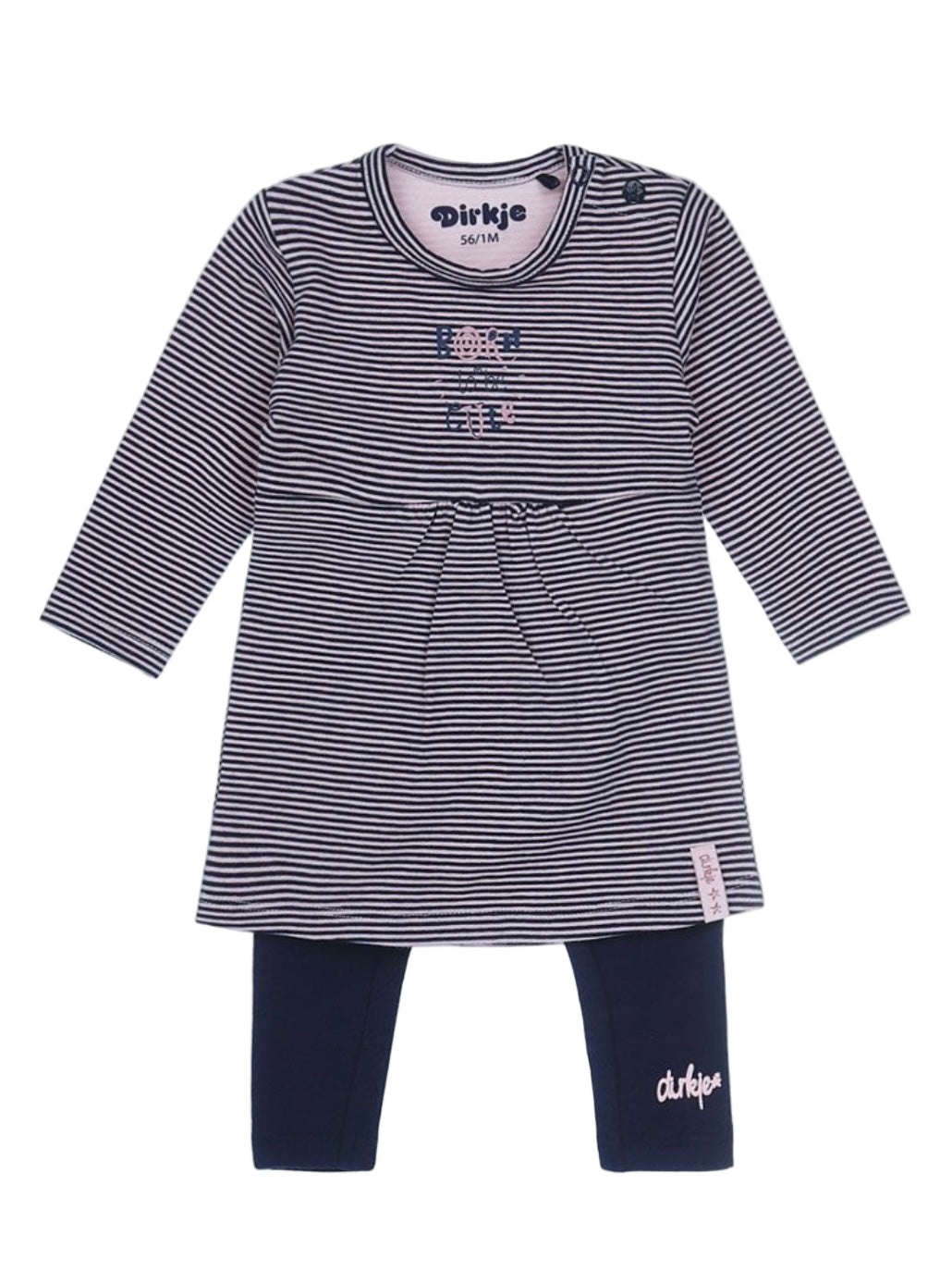 Born to be cute | 2-delige set blauw/roze