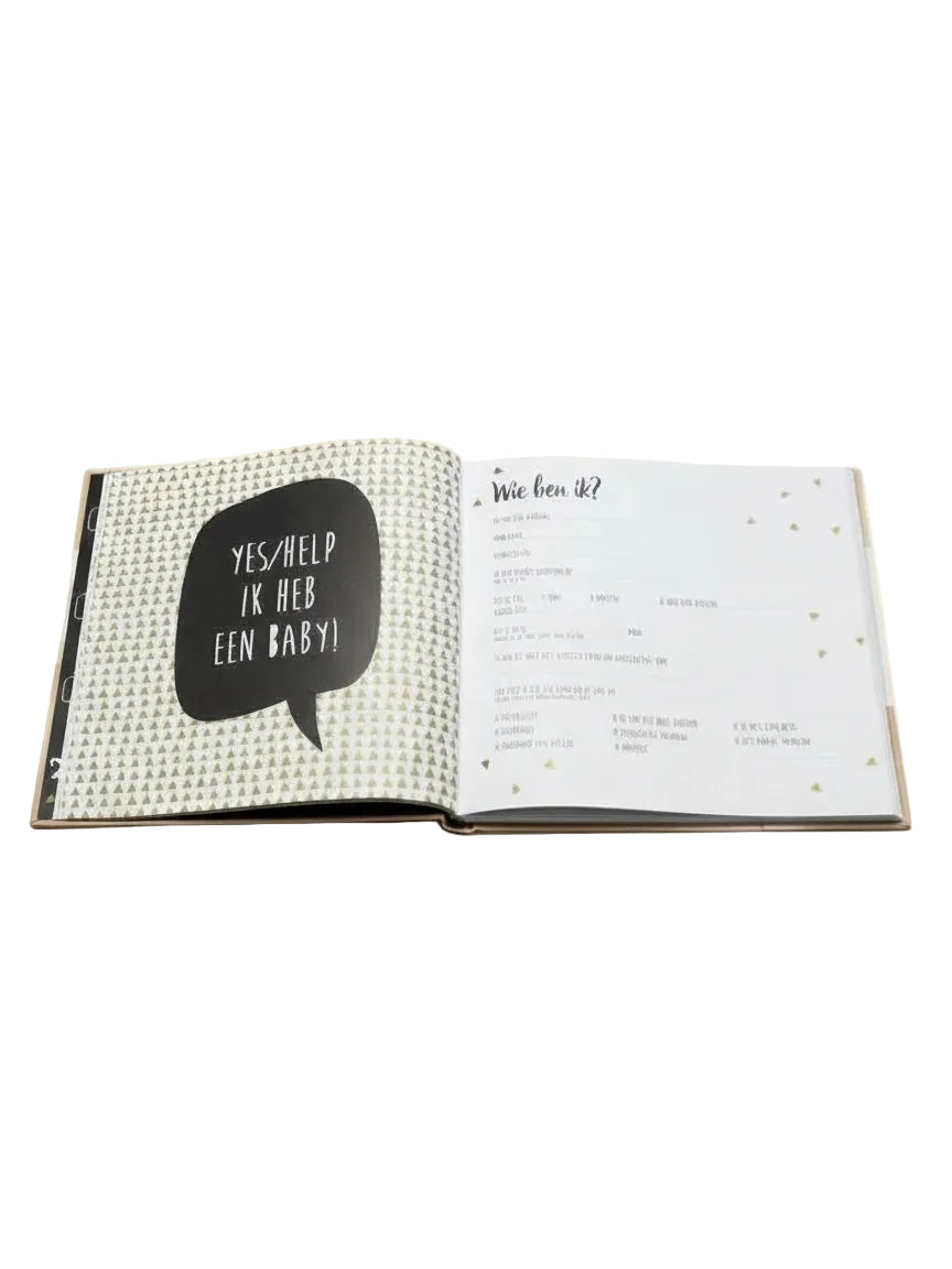 Invulboek om het eerste jaar van je baby vast te leggen