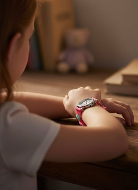 Kinderhorloge met hartjesdesign