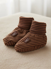 Levv slofjes brown stripes