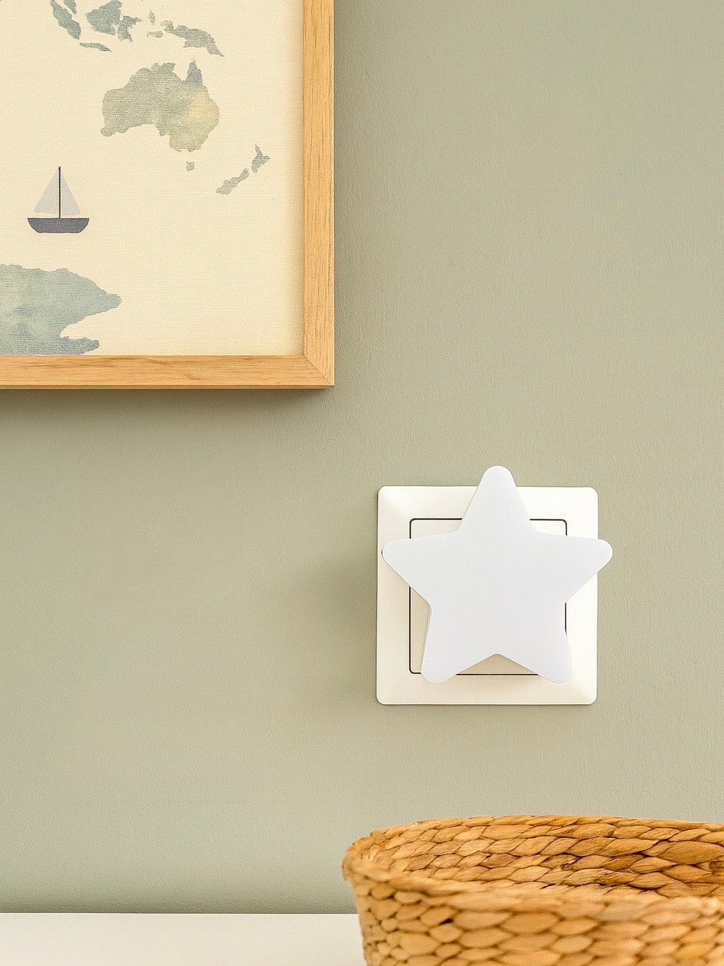 Nachtlampje met lichtsensor voor baby- of kinderkamer