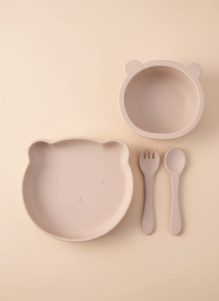 Siliconen serviesset | sand