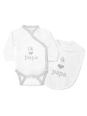 Petit Villain | Cadeau set Romper & Slab | I love papa