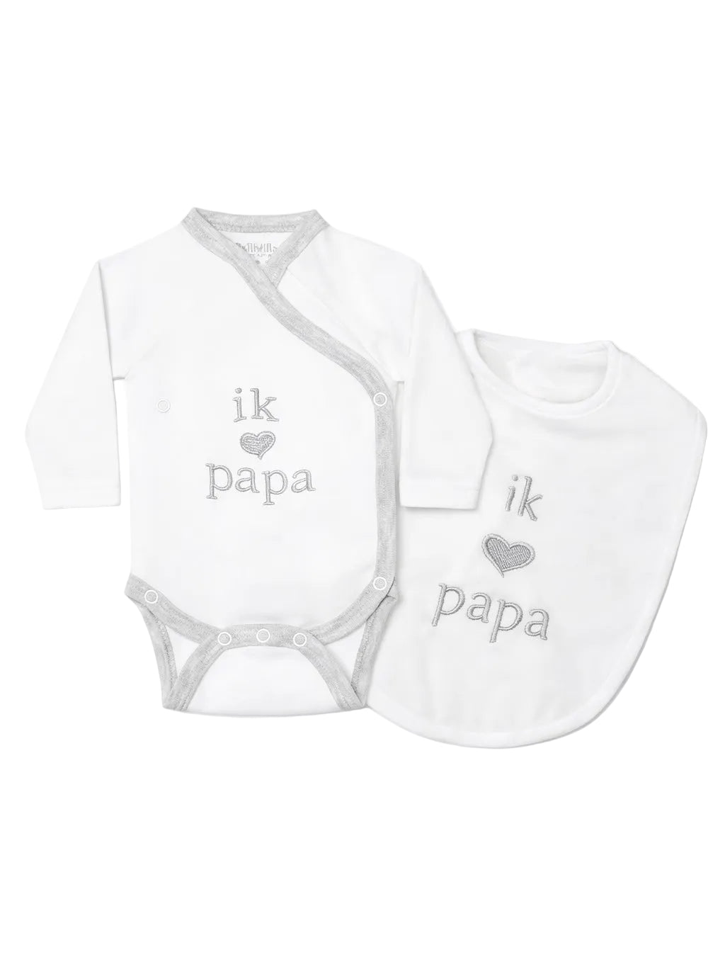 Petit Villain | Cadeau set Romper & Slab | I love papa