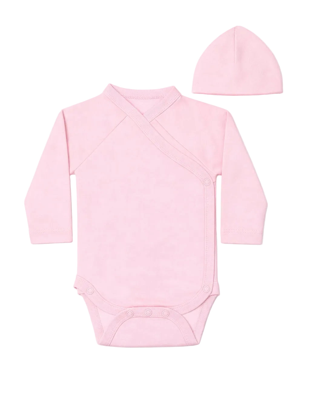 Petit Villain |  Prematuur romper met mutsje | Roze