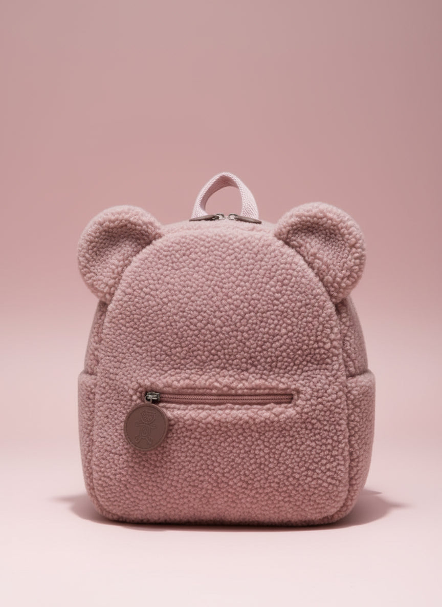 Roze teddy rugzak voor kinderen