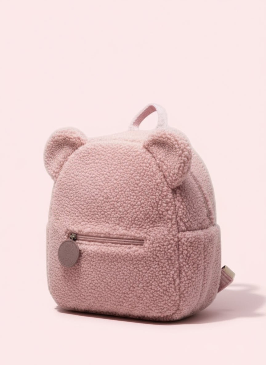 Roze teddy rugzak voor kinderen