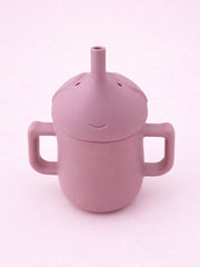 Siliconen drinkbeker roze kind