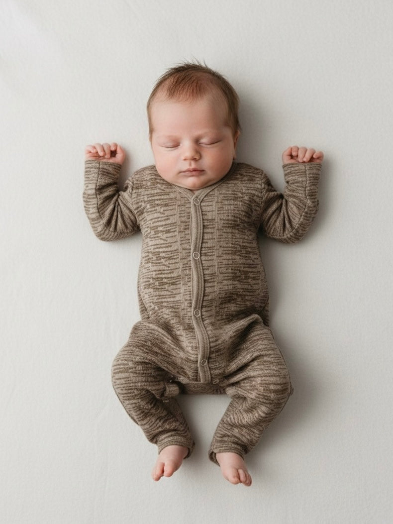 Boxpakje voor baby in desert sand kleur van het merk Snoozebaby