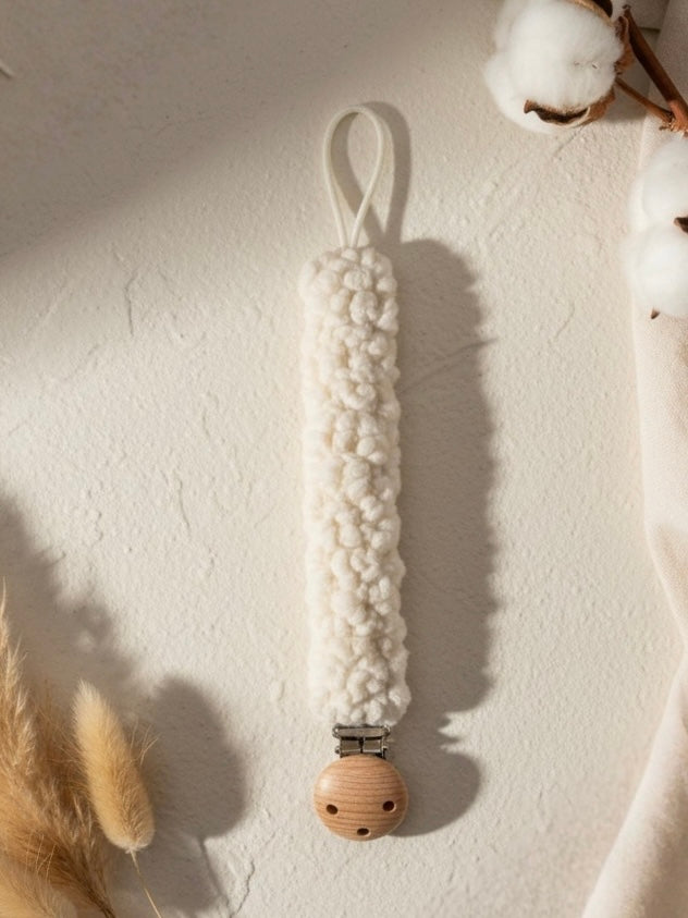 Speenkoord Teddy beige baby cute little rebels