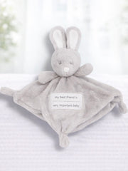 VIB knuffeldoekje konijn grijs very important baby