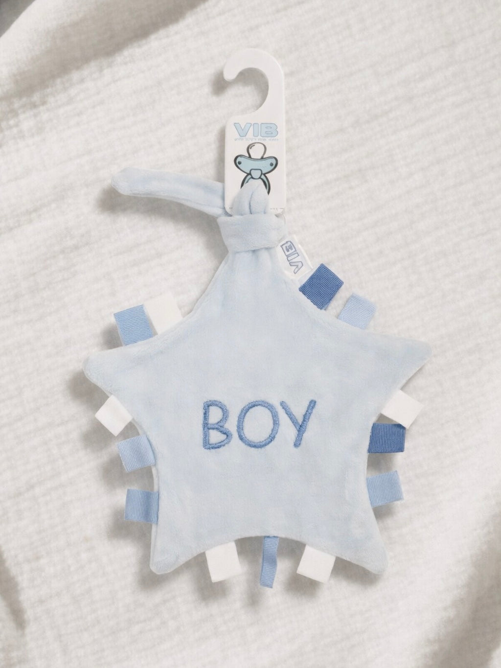 VIB speendoekje baby boy blauw