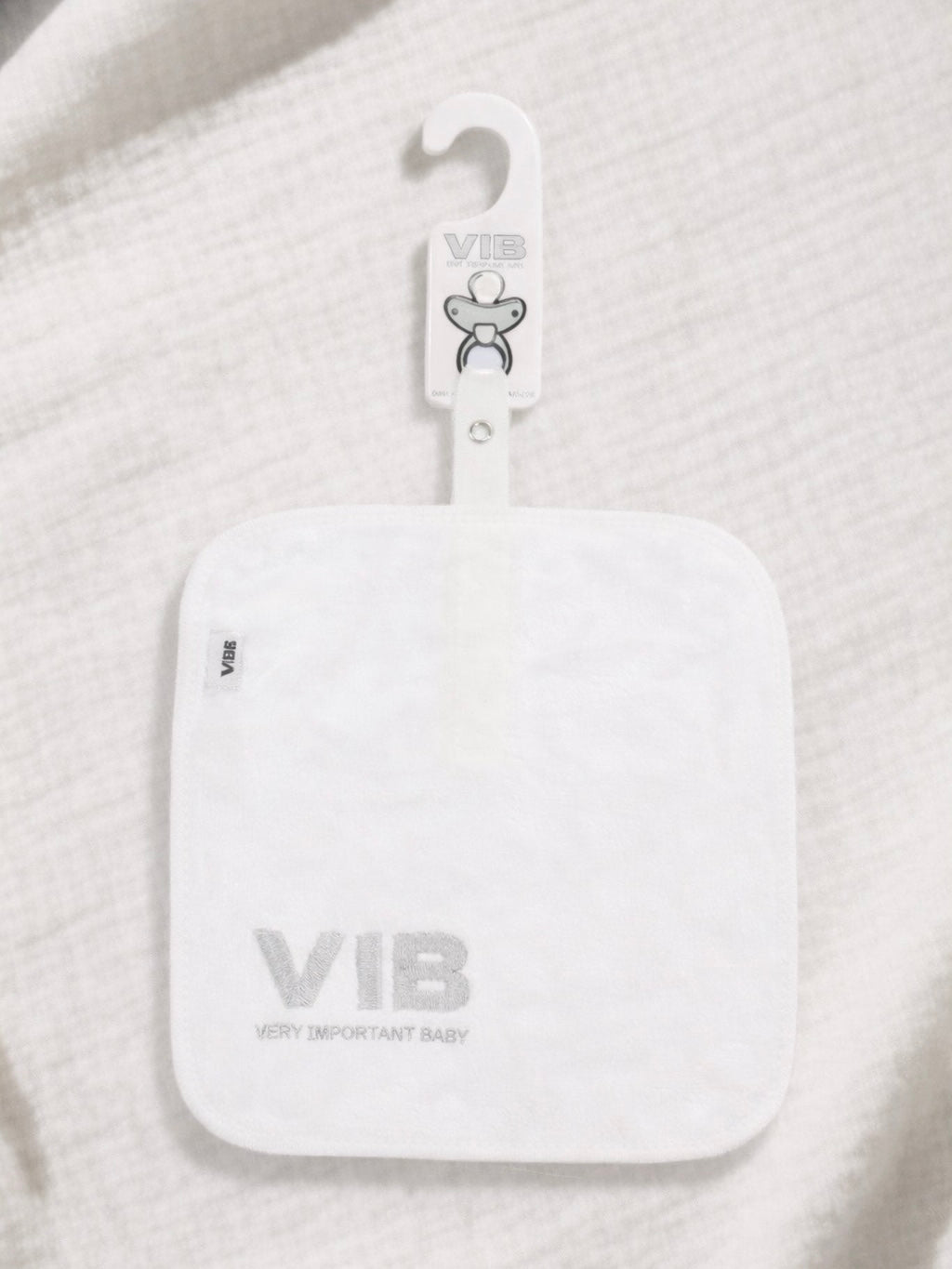 VIB speendoekje wit baby