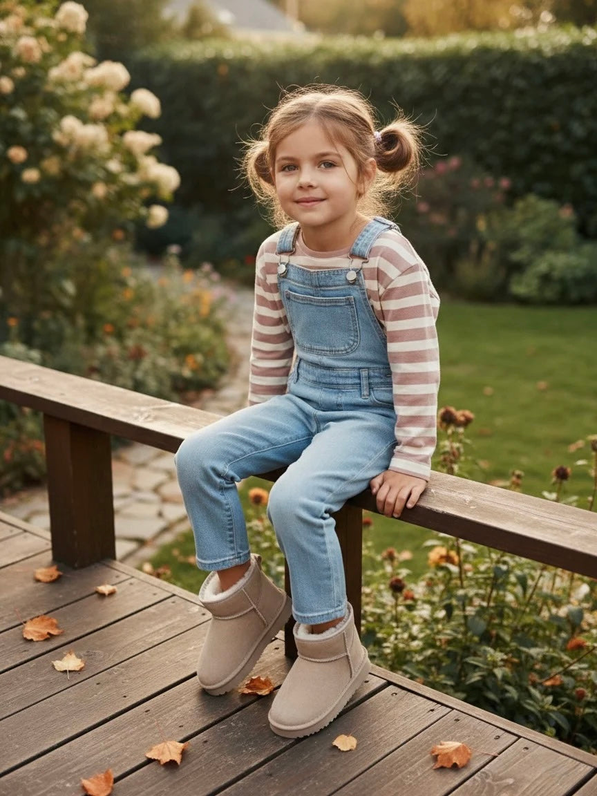 Warme winterboots voor baby’s en kinderen