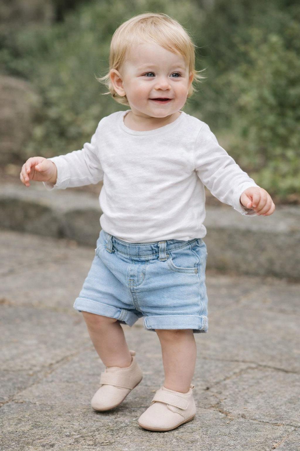 eerste schoentjes beige voor kinderen