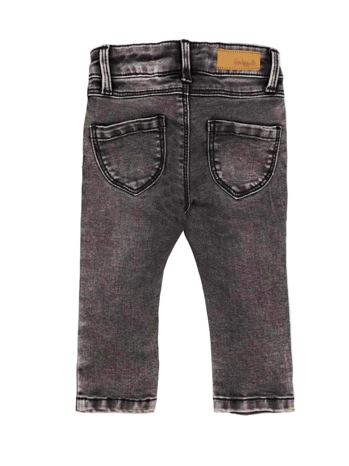 Feetje denim jeans baby in zachte antraciet denim