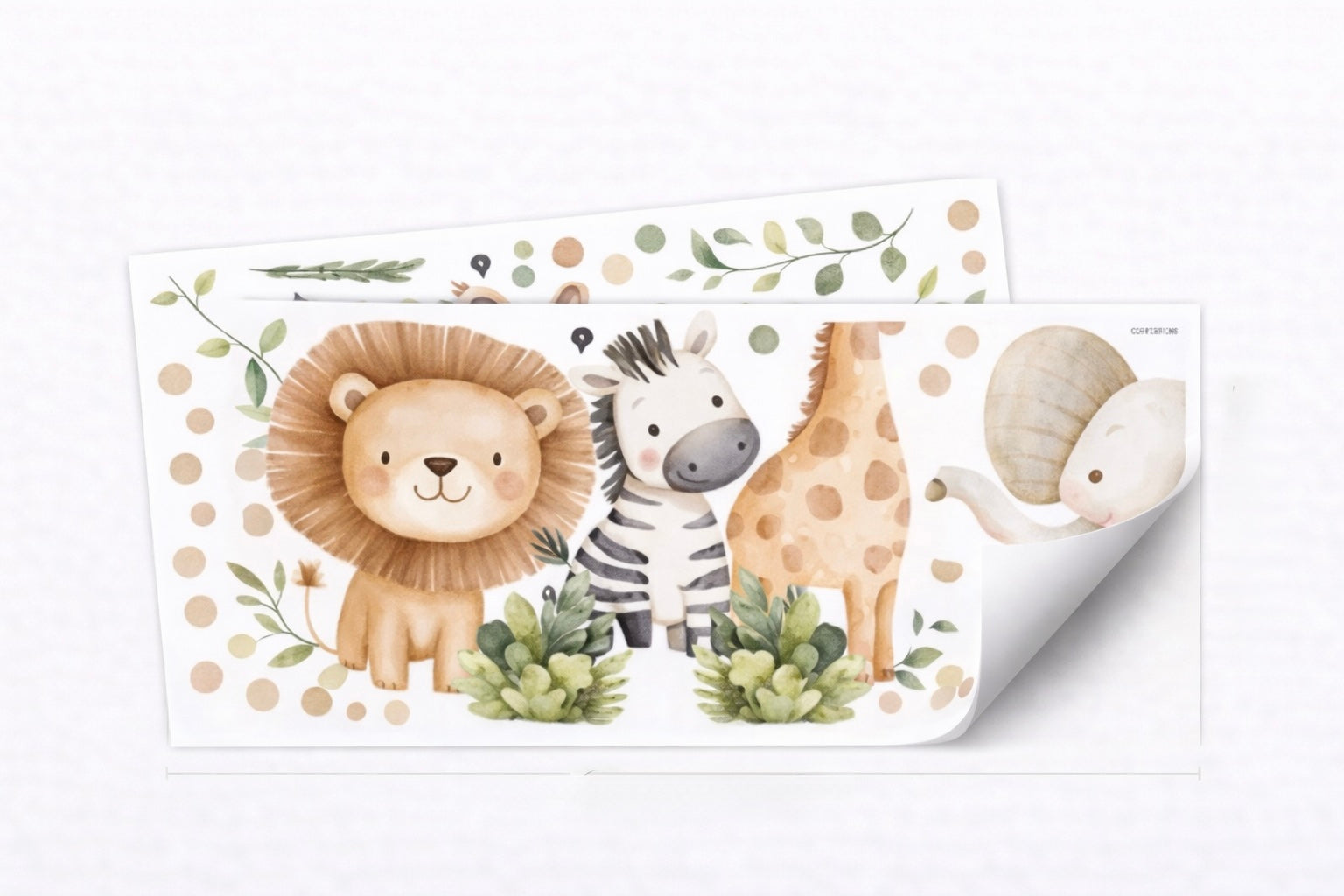 muursticker kinderkamer jungle dieren