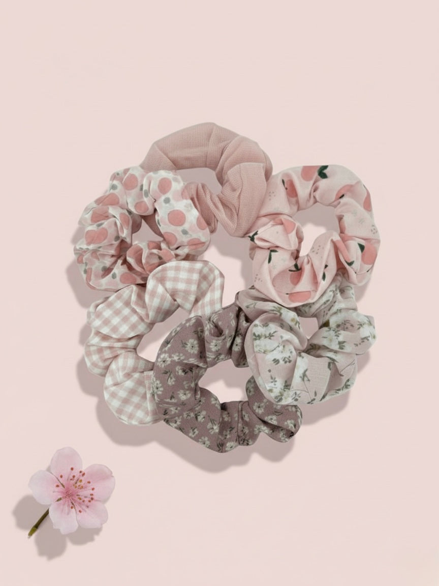 scrunchies cute little rebels voor kinderen roze